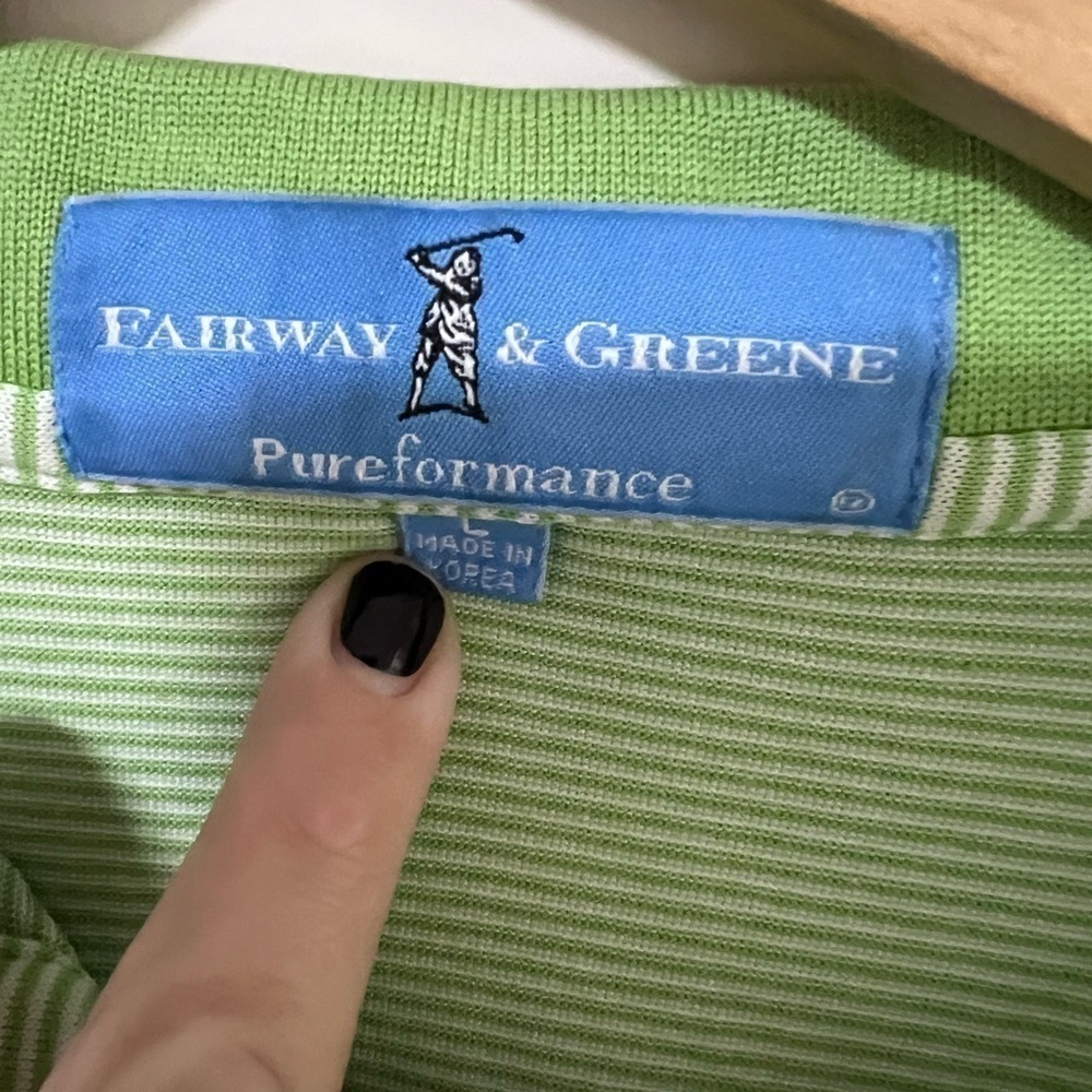 - Fairway and Greene Men’s Golf Shirt. Pristine Condition. Size L - Picture 3 of 4